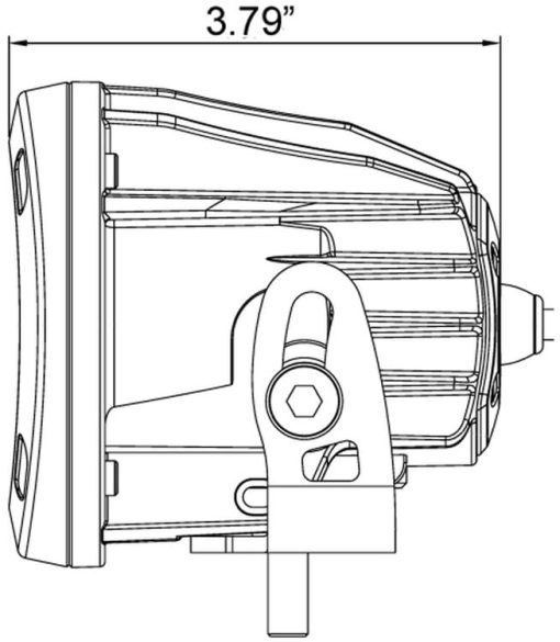 Vision-X: 3.7" Round Optimus Single - Afbeelding 9