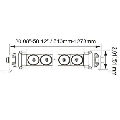 Vision-X: XPL Curved LED Light Bar - Afbeelding 6