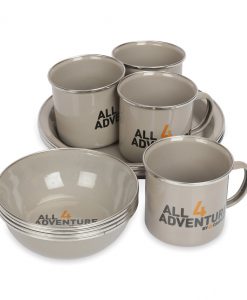 All4Adventure Enamel Dinner set ( 12 pcs )