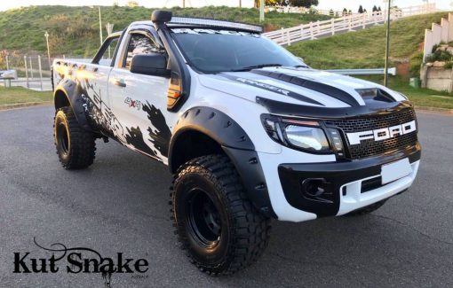 Spatbord verbreders Ford Ranger PX1, PX2 en PX3 "Monster" - 95 mm breed - Front Only - Afbeelding 6