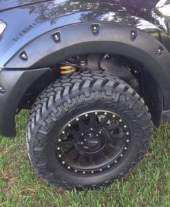 Spatbord verbreders voor Ford Ranger PX1, PX2 en PX3 Raptor/Wildtrak - 55 mm breed