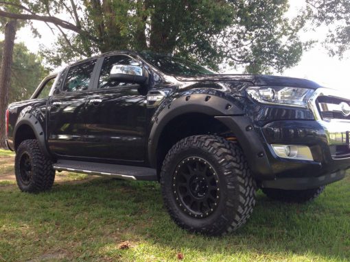Spatbord verbreders voor Ford Ranger PX1, PX2 en PX3 Raptor/Wildtrak - 55 mm breed - FRONT ONLY - Afbeelding 2