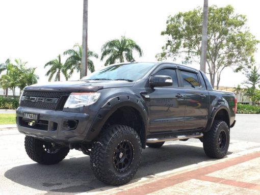 Spatbord verbreders voor Ford Ranger PX1, PX2 en PX3 Raptor/Wildtrak - 55 mm breed - FRONT ONLY - Afbeelding 6