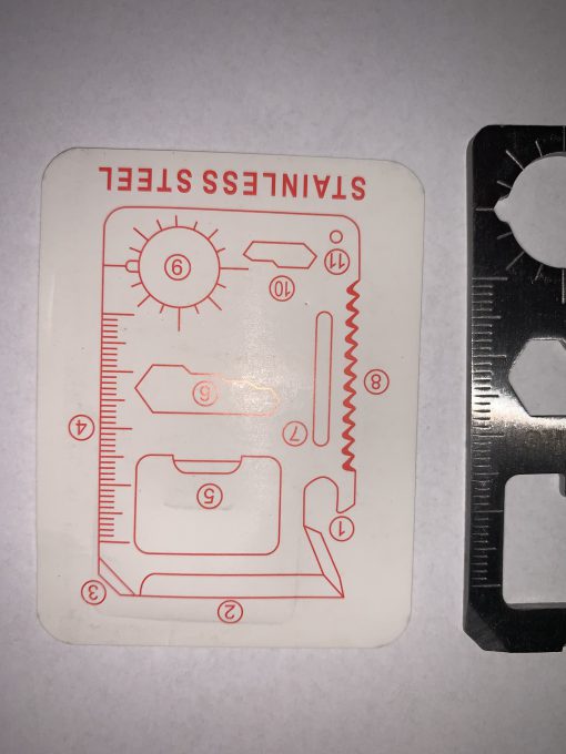 Multitool Kut-Snake (credit card format) - Afbeelding 3