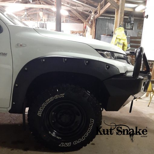 Spatbord verbreders voor Mitsubishi L200 MR - 2018+ - 70 mm breed - Afbeelding 7