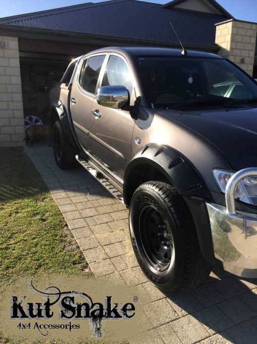 Spatbord verbreders voor Mitsubishi L200 MR - 2018+ - 70 mm breed - Afbeelding 8