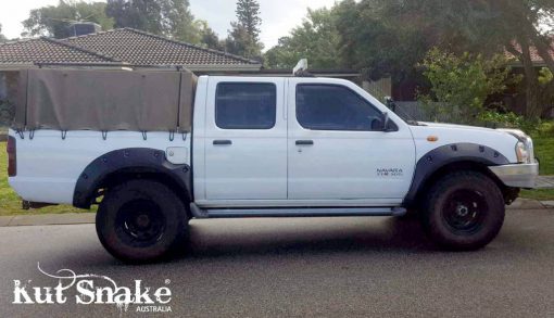 Spatbord verbreders voor Nissan Navara D22 - 80 mm breed - Afbeelding 6