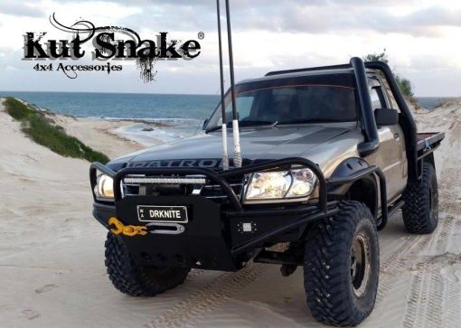 Spatbord verbreders voor Nissan Patrol Y61 GR - 50 mm breed - Front Only - Afbeelding 3