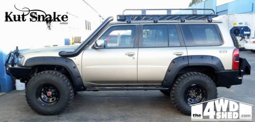 Spatbord verbreders voor Nissan Patrol Y61 series 4 - 70 mm breed - Afbeelding 7