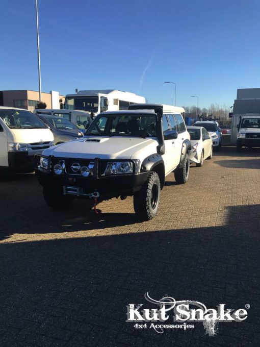 Spatbord verbreders voor Nissan Patrol Y61 series 4 - 70 mm breed - Afbeelding 6
