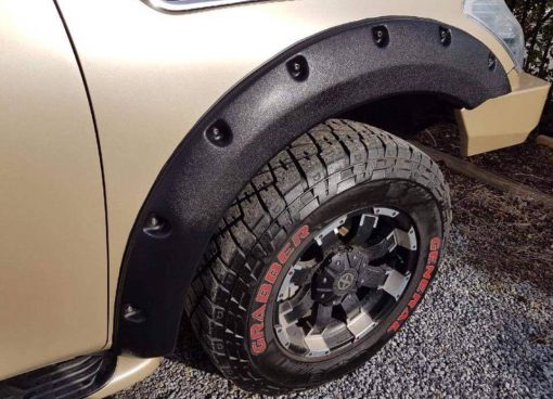Spatbord verbreders voor Nissan Patrol Y62 - 60 mm breed - Afbeelding 4