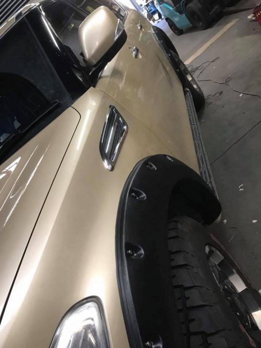 Spatbord verbreders voor Nissan Patrol Y62 - 60 mm breed - Afbeelding 3