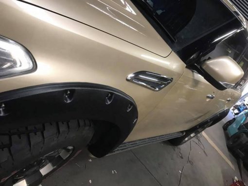 Spatbord verbreders voor Nissan Patrol Y62 - 60 mm breed - Afbeelding 2