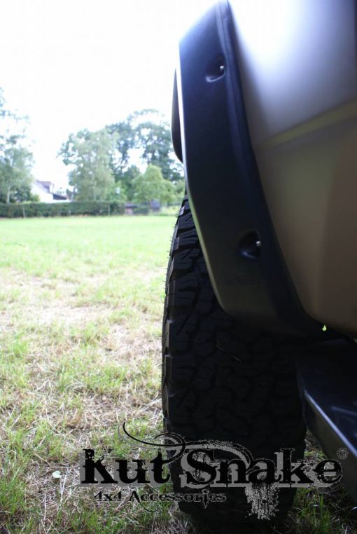 Spatbord verbreders voor Toyota Land Cruiser 79 2007+ - 50mm breed - Front Only - Afbeelding 4