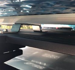 KOALA CREEK® Universele RVS daktent steunset a 4 stuks