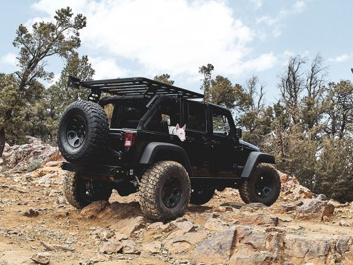 FRONT RUNNER - JEEP WRANGLER JK 4DOOR (2007-2018) EXTREME 1/2 ROOF RACK KIT - Afbeelding 6