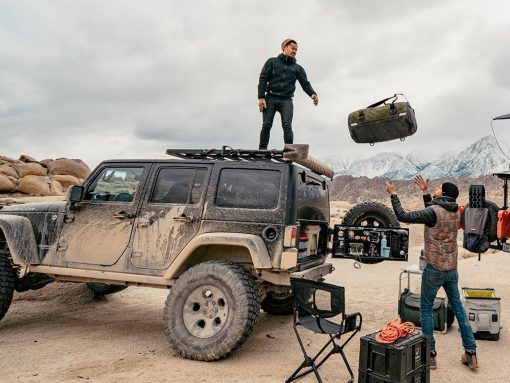 FRONT RUNNER - JEEP WRANGLER JK 4DOOR (2007-2018) EXTREME 1/2 ROOF RACK KIT - Afbeelding 5