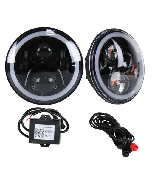 AngryMoose Black LED Angel Eyes LED koplamp - Afbeelding 5