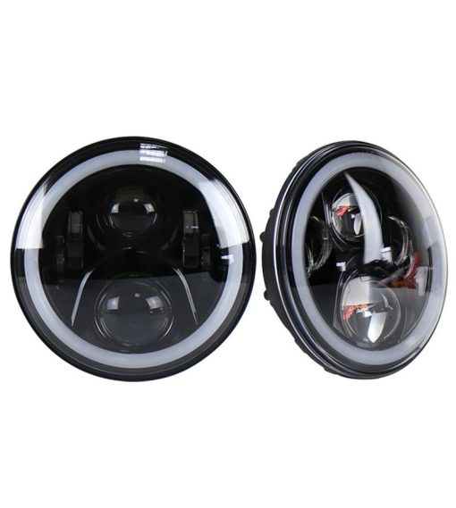 AngryMoose Black LED Angel Eyes LED koplamp - Afbeelding 4