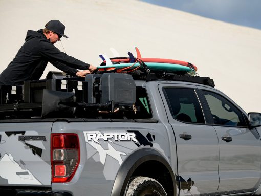 FRONT RUNNER - FORD RANGER T6 / WILDTRAK / RAPTOR (2012-2022) SLIMSPORT ROOF RACK KIT - Afbeelding 7
