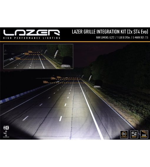 Lazer lights - Hilux Challenger/Invincible 2017+ Grille Kit - Afbeelding 7