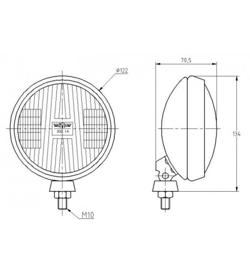 SIM 3214 Blank Mistlamp - Afbeelding 2