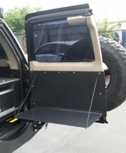 F4x4 - ALUMINIUM TAFEL VOOR ACHTERDEUR NISSAN PATROL Y61