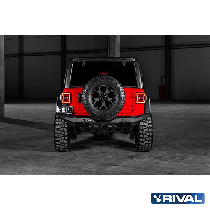 RIVAL - Aluminium rear bumper Jeep Wrangler JL
