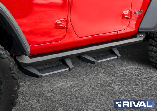 RIVAL Rocksliders met opstapjes Jeep Wrangler JLU