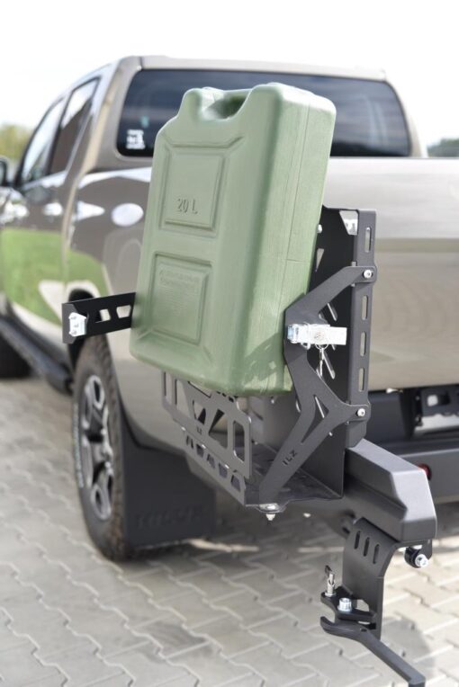 F4X4 - JERRYCANHOUDER 20L VOOR MODULE ARM TOYOTA HILUX REVO 2020- EN LANDCRUISER 150 & 200 SERIE - Afbeelding 6
