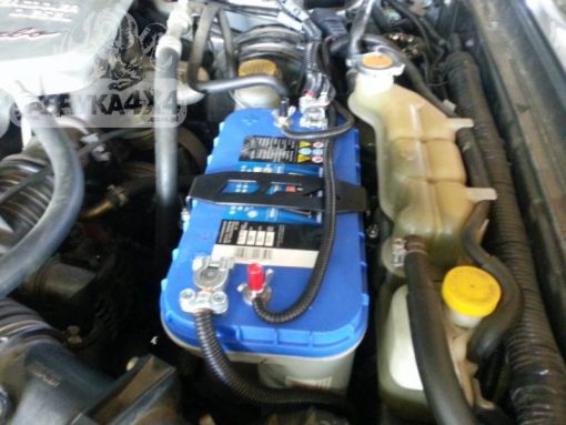 F4X4 - HOUDER VOOR EXTRA ACCU VOOR NISSAN PATROL GU4 - Afbeelding 3