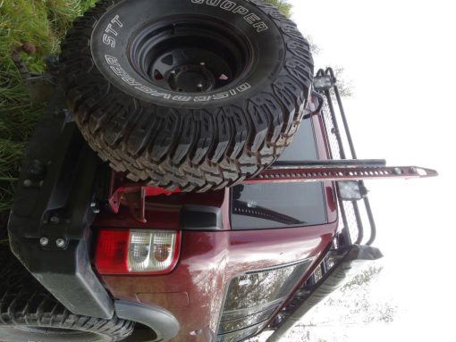 F4X4 - HILIFT HOUDER VOOR RESERVEWIELDRAGER NISSAN PATROL Y61 - Afbeelding 4