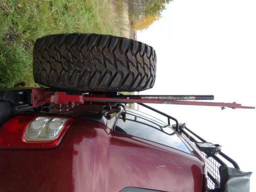 F4X4 - HILIFT HOUDER VOOR RESERVEWIELDRAGER NISSAN PATROL Y61 - Afbeelding 2