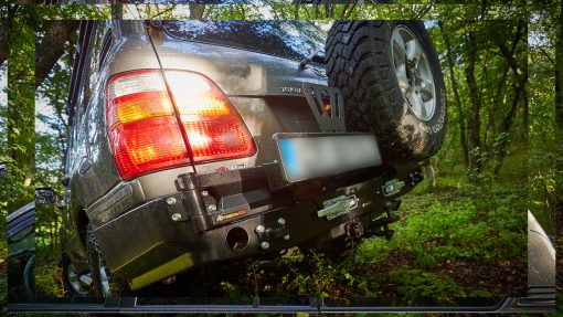 F4X4 - JERRYCANHOUDER TOYOTA LANDCRUISER 100 SERIE - Afbeelding 5