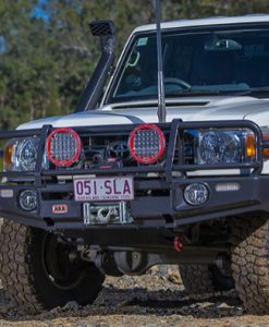 ARB Deluxe Bumper - Toyota LandCruiser 70 Series 2007-2012, 2012on - w/ fender flares - Suits ARB Fog Lights - 47.6mm Tube
