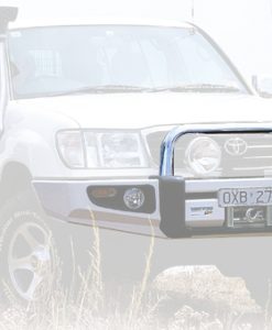 ARB Sahara Bumper - Toyota LandCruiser 100/120 Series & Nissan Patrol GU Polished Centre Tube