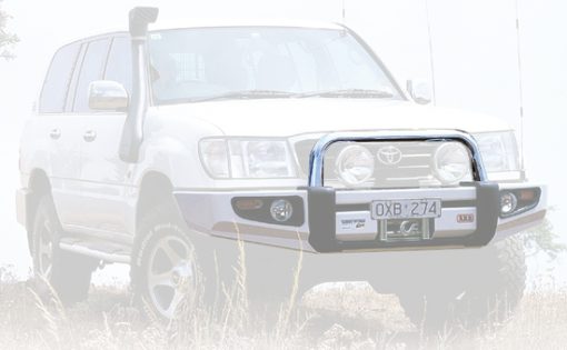 ARB Sahara Bumper - Toyota LandCruiser 100/120 Series & Nissan Patrol GU Polished Centre Tube