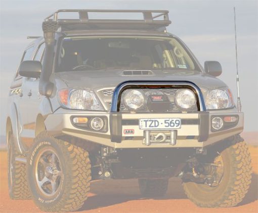 ARB Sahara Bumper - Toyota Hilux 2005-2011 Polished Centre Tube