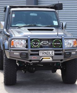 ARB Deluxe Bumper - Toyota LandCruiser 79 Series SC 2016on (5 Star ANCAP model) - w/ fender flares - Suits ARB Fog Lights - 60.3mm Tube