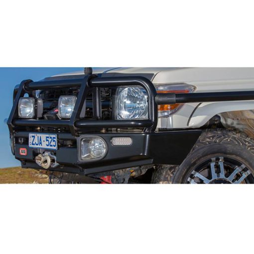 ARB Deluxe Bumper - Toyota LandCruiser 79 Series SC 2016on (5 Star ANCAP model) - w/o fender flares - Suits ARB Fog Lights - 60.3mm Tube