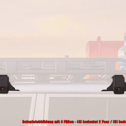 Alternative view of ARB - BASE Rack Leg Kit Rain Gutter H1 GU/76 / Set of 6