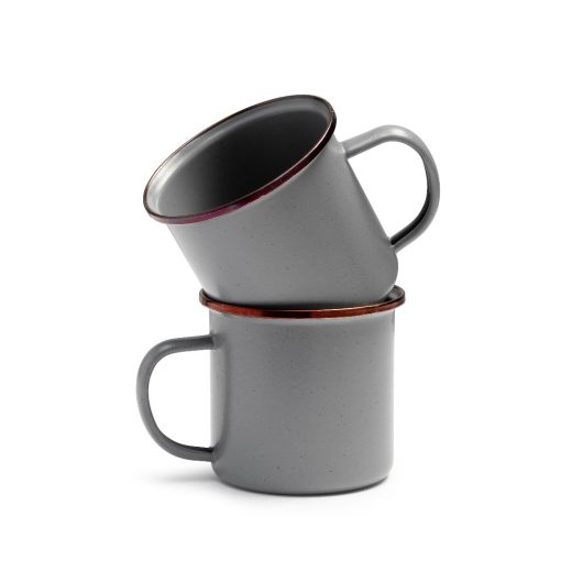 BAREBONES - CUP/ENAMEL/SET 2 PCS STONE GREY - Afbeelding 9