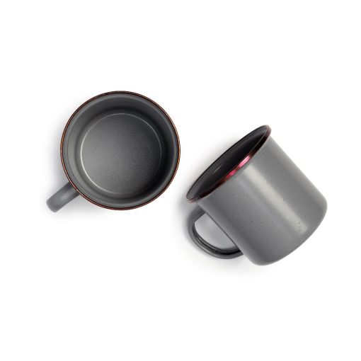 BAREBONES - CUP/ENAMEL/SET 2 PCS STONE GREY - Afbeelding 6