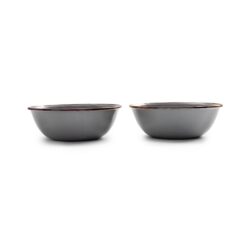 BAREBONES - BOWL/ENAMEL/SET 2 PCS STONE GREY - Afbeelding 9