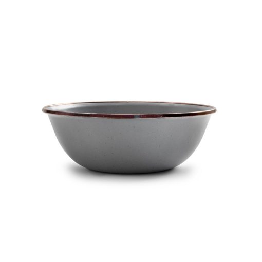 BAREBONES - BOWL/ENAMEL/SET 2 PCS STONE GREY - Afbeelding 6
