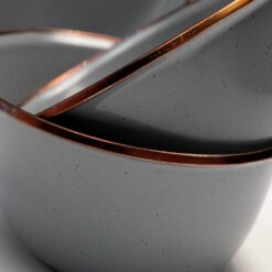 BAREBONES - BOWL/ENAMEL/SET 2 PCS STONE GREY - Afbeelding 4