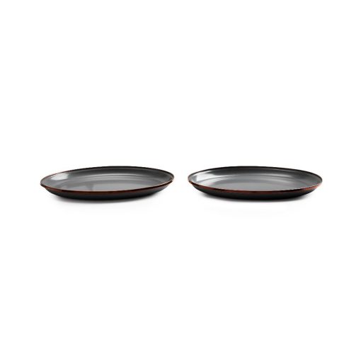 BAREBONES - SMALL PLATE/ENAMEL/SET 2 PCS STONE GREY 22CM - Afbeelding 10