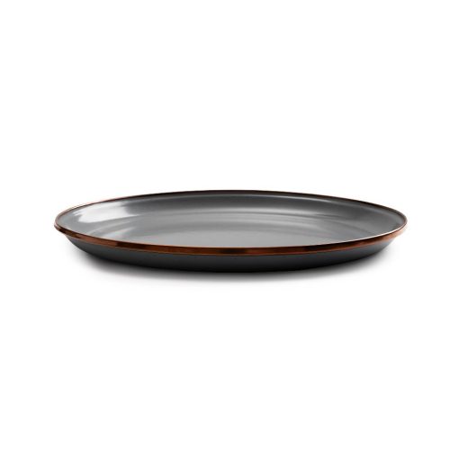 BAREBONES - SMALL PLATE/ENAMEL/SET 2 PCS STONE GREY 22CM - Afbeelding 9