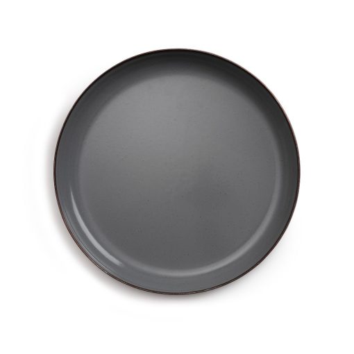 BAREBONES - SMALL PLATE/ENAMEL/SET 2 PCS STONE GREY 22CM - Afbeelding 8