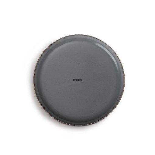 BAREBONES - SMALL PLATE/ENAMEL/SET 2 PCS STONE GREY 22CM - Afbeelding 7